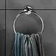 Ideal Standard A 9130 AA Circular Towel Holder, Chrome, Diameter 17.5 cm with Fixing Set - Image 2