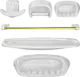 Duravit Easy Fischer Soap Dish Set, White - Image 1