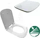 Duravit DuraStyle Comfort Soft-Close Toilet Seat & Cover, White