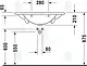 حوض وحدة موبيليا ديورافيت دارلينج ابيض 80 سم - صورة 3