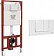 Kludi RAK RAK 80000 Concealed Cistern with Full Frame and RAK 80010 Flush Plate, Chrome - Image 2