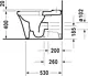 Duravit P3 Comfort Back-to-Wall Toilet 216749 with Shower, Soft-Close Seat & Cover, Cistern with Fittings and Fixing Set, White - Image 3