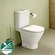 The Gap Toilet with Soft-Close Toilet Seat & Cover and Fixing Set, Pergamon - Image 1