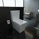 Sanipure Kepler Back-to-Wall Toilet Set, White, with Soft-Close Toilet Seat & Cover, Cistern with Mechanism, Internal Bidet Spray and Fixing Set - Image 1