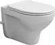Ideal Standard Space G0491 Wall-Hung Toilet with Shower, Handle and Heavy Duty Toilet Seat & Cover, White - Image 2