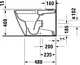 Duravit D-Neo Back-to-Wall Toilet S/P White with Soft-Close Toilet Seat & Cover, Cistern with Mechanism, Internal Bidet Spray and Fixing Set - Image 10