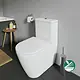 Duravit D-Neo Back-to-Wall Toilet S/P White with Soft-Close Toilet Seat & Cover, Cistern with Mechanism, Internal Bidet Spray and Fixing Set - Image 6