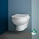 Duravit No.1 Wall-Hung Toilet White with Soft-Close Toilet Seat & Cover, Internal Bidet Spray and Fixing Bolts - Image 3