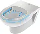 Duravit No.1 Wall-Hung Toilet White with Soft-Close Toilet Seat & Cover, Internal Bidet Spray and Fixing Bolts - Image 9