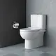 Duravit No.1 Rimless Back-to-Wall Toilet S/P White with Soft-Close Toilet Seat & Cover, Cistern with Mechanism and Fixing Set - Image 1