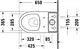 Duravit No.1 Rimless Back-to-Wall Toilet S/P White with Soft-Close Toilet Seat & Cover, Cistern with Mechanism and Fixing Set - Image 4