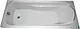 Mirage Milano Bathtub 150 × 70 cm with Large Front Panel + 2 Small Side Panels, White - Image 3