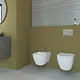 Sanipure Vega Wall-Hung Toilet with Soft-Close Toilet Seat & Cover, Internal Bidet Spray and Fixing Bolts, White - Image 2