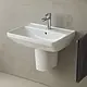 Duravit D-Neo Wall-Hung Basin 55 cm with Fixing Set, White - Image 1
