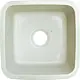 High Stone HI 301 BM Granite Kitchen Sink, Beige Marble, 45 × 45 cm, Depth 19 cm with 3 inch Drainage Set - Image 1