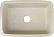High Stone 306 Granite Kitchen Sink, External 68 × 41 cm, Internal 61 × 39 cm, Depth 19 cm without Mixer Hole and with 3 inch Drainage, Beige - Image 1