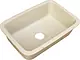 High Stone 306 Granite Kitchen Sink, External 68 × 41 cm, Internal 61 × 39 cm, Depth 19 cm without Mixer Hole and with 3 inch Drainage, Beige - Image 3