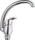 Gold Mixer Set (Basin Mixer 2037, Bath Mixer 2013, Pillar Kitchen Mixer 2044) Chrome - Image 4