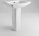 Mica Vit Selena Basin with Full Pedestal 55 cm, with Fixing Set, White - Image 2
