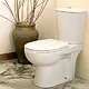 Duravit Eco Toilet without Bidet Spray, Toilet Seat & Cover, and Cistern with Fittings and Fixing Set, White - Image 2