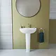 Sanipure Vega 230360 Basin 60 × 50 cm with Full Pedestal, White - Image 1