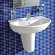 Ideal Standard San Remo E7480 Basin 70 cm with Wall-Hung Column (Half Pedestal), Pergamon - Image 6