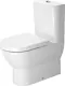Duravit New Darling Back-to-Wall Toilet with Bidet Spray, Toilet Seat & Cover, and Cistern with Fittings and Fixing Set, White - Image 1