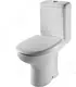 Roca Seiza Toilet with Internal Bidet Spray, Soft-Close Toilet Seat & Cover, Cistern with Fittings & Fixing Set, White - Image 1