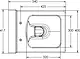 Sanipure Kepler 2561490075 Wall-Hung Toilet 40 × 54 cm with Internal Bidet Spray, Plastic Soft-Close Toilet Seat & Cover and Fixing Set, Black - Image 6