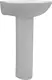 Mica Vit Angelo Basin 50 cm with Full Pedestal, White - Image 2