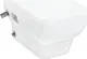 Hansgrohe Greek Tide Q Wall-Hung Toilet with Soft-Close Toilet Seat & Cover, Internal Bidet Spray and Fixing Bolts, White - Image 1
