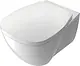 Whiteville Smart Wall-Hung Toilet with Internal Bidet Spray and Toilet Seat & Cover, White - Image 1