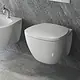 Whiteville Smart Wall-Hung Toilet with Internal Bidet Spray and Toilet Seat & Cover, White - Image 2