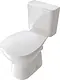 Whiteville Smart Bathroom Set, White, Complete P-Trap Toilet and 60 cm Basin with Full Pedestal - Image 3