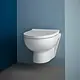 Duravit No.1 Wall-Hung Toilet with Toilet Seat & Cover, Internal Bidet Spray and Fixing Bolts, White - Image 3