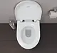 Duravit No.1 Wall-Hung Toilet with Toilet Seat & Cover, Internal Bidet Spray and Fixing Bolts, White - Image 4