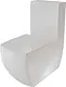 Whiteville Edgy Back-to-Wall Toilet with Seat & Cover, Cistern with Mechanism, Internal Bidet Spray and Fixing Set, White - Image 1