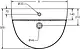 Sanipure Titan 037480 Basin 80 × 50 cm with Overflow, Mixer Hole and Full Pedestal, White - Image 3