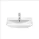 Duravit D-Neo Basin 65 cm with Full Pedestal and Fixing Set, White - Image 6