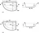 Ideal Standard Plan G8849 - G8848 Bathtub 170 × 110 cm, Front Panel Only with Frame, Pergamon - Image 2