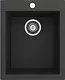 High Stone HI 302 B Granite Kitchen Sink, Black, 41 × 50 cm, with 3 inch Drain Set - Image 1