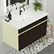 Beroia BE6001 MDF PVC-Treated Bathroom Vanity Unit 60 cm with Basin, Moisture and Steam Resistant, Light Grey - Image 1