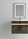 Beroia BE6001 MDF PVC-Treated Bathroom Vanity Unit 60 cm with Basin, Moisture and Steam Resistant, Light Grey - Image 2
