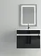 Beroia BE6001 MDF PVC-Treated Bathroom Vanity Unit 60 cm with Basin, Moisture and Steam Resistant, Light Grey - Image 5