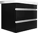 Bordium Quantum Wall-Hung Vanity Unit, 2 Drawers, 80 cm with Duravit D-Code Basin 85 cm, White 0342850000 - Image 2
