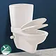 San Remo Combi Wall-Hung Toilet G6472 with Internal Bidet Spray, Handle and Soft-Close Seat & Cover - Image 7