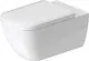 Duravit Happy D.2 Wall-Hung Toilet 62 cm with Internal Bidet Spray and Fixing Set White 2550490075 with Toilet Seat & Cover 0064610000 - Image 2