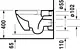 Duravit Happy D.2 Wall-Hung Toilet 54 cm with Internal Bidet Spray and Fixing Set White 2222490075 with Soft-Close Toilet Seat & Cover 0064590000 - Image 4
