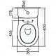 Ideal Standard Plan Back-to-Wall S/P Combination Toilet, White, with Internal Bidet Spray, Soft-Close Toilet Seat & Cover, Cistern with Mechanism and Fixing Set - Image 2