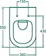Ideal Standard Playa Wall-Hung Toilet, White, with Soft-Close Toilet Seat & Cover, Internal Bidet Spray and Fixing Set - Image 3
